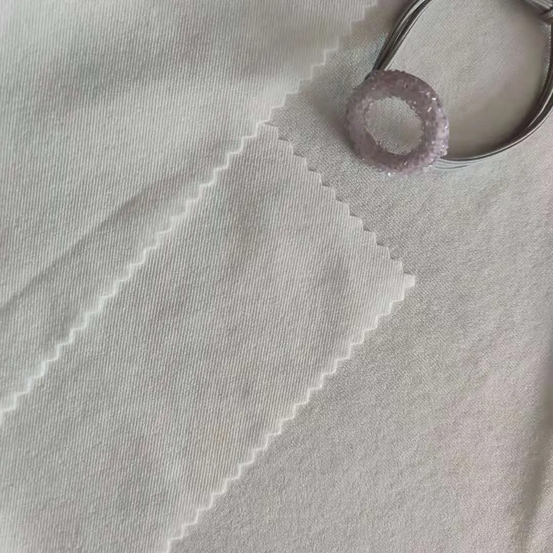 Custom 100d 87% Recycled 13% Spandex Fabric Twill Recycled 4 Way Stertch Fabric